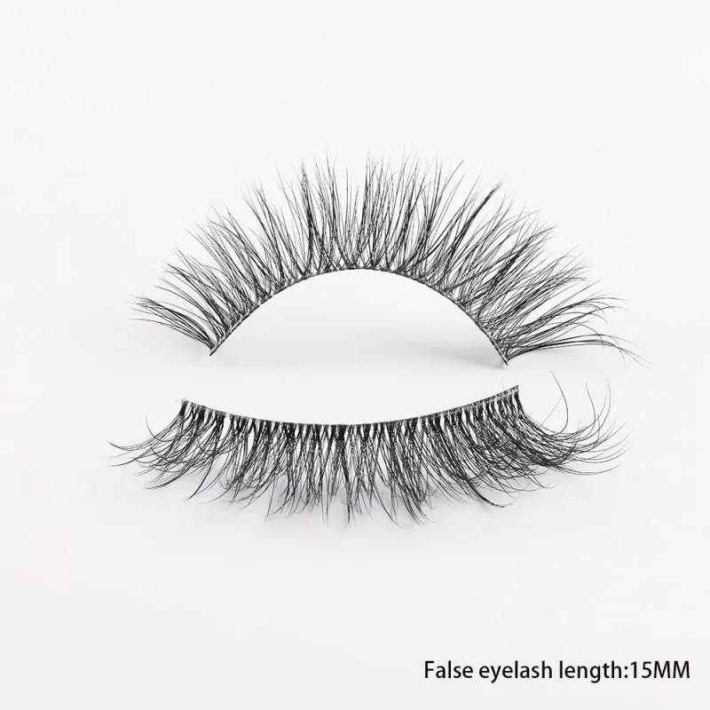 3D Mink Lashes Transparent Band False Eyelashes Natural Fake Eyelash Anime Winged Clear Band Lashes Manga Lashes Makeup