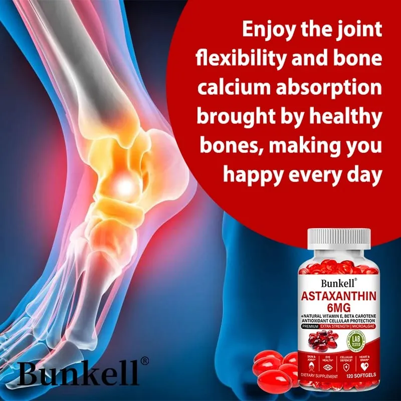 Astaxanthin Capsules - Promotes Cardiovascular Health and Accelerates Metabolism supporting Eye Joint & Skin Health — image 4