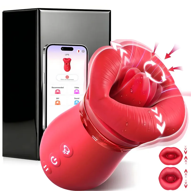 APP Steuerung Saugen Vibrator Zunge Lecken Sauger Weibliche Oral Klitoris Nippel Stimulator Vibrierende Vakuum Sex Spielzeug für Paare