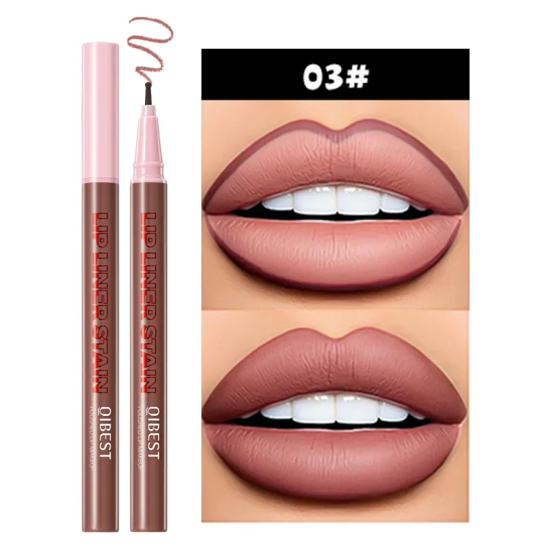 Matte Liquid Lipliner Pencil Waterproof Plumping Stain Lipstick Natural Lip Liner Outline Lips Contour Pen Cosmetics