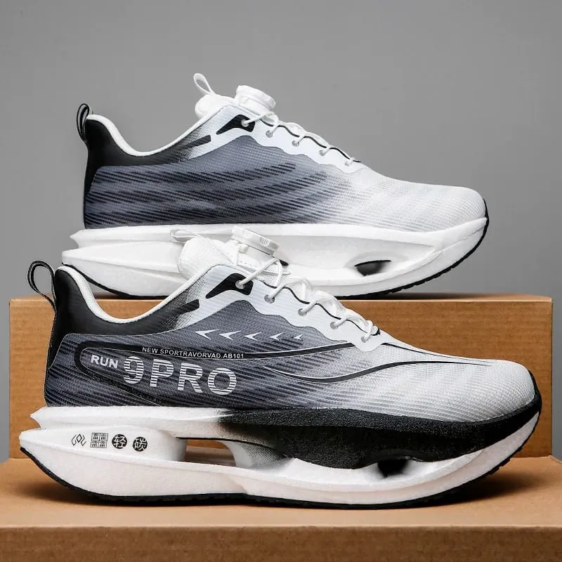 NEW Running Shoes Carbon Board Marathon Men Sports Breathable Lightweight Women's Comfortable Athletic Nonskid Sneakers 2026