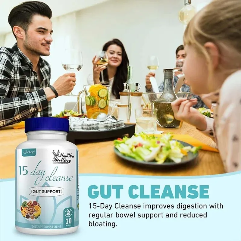 15 Day Cleanse - Intestinal Cleansing Detoxification Relieves Bloating Promotes Digestion Metabolism and Weight Management — image 3