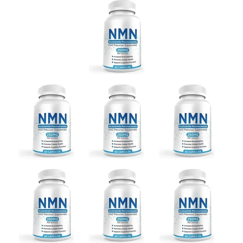 NMN Nicotinamide Mononucleotide Capsules 250 Mg Per Serving Increased Bioavailability Promotes Cellular Health 60 Capsules