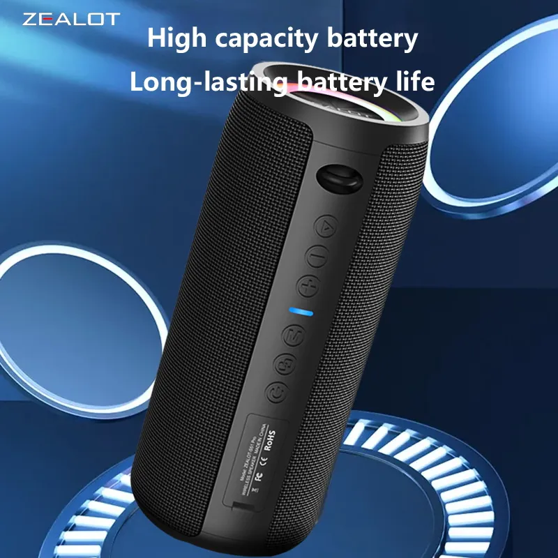 Głośniki bezprzewodowe S51 Pro 40 W Zewnętrzny przenośny głośnik z subwooferem Bateria 5200 mAh 24 godziny odtwarzania Głośne stereo.