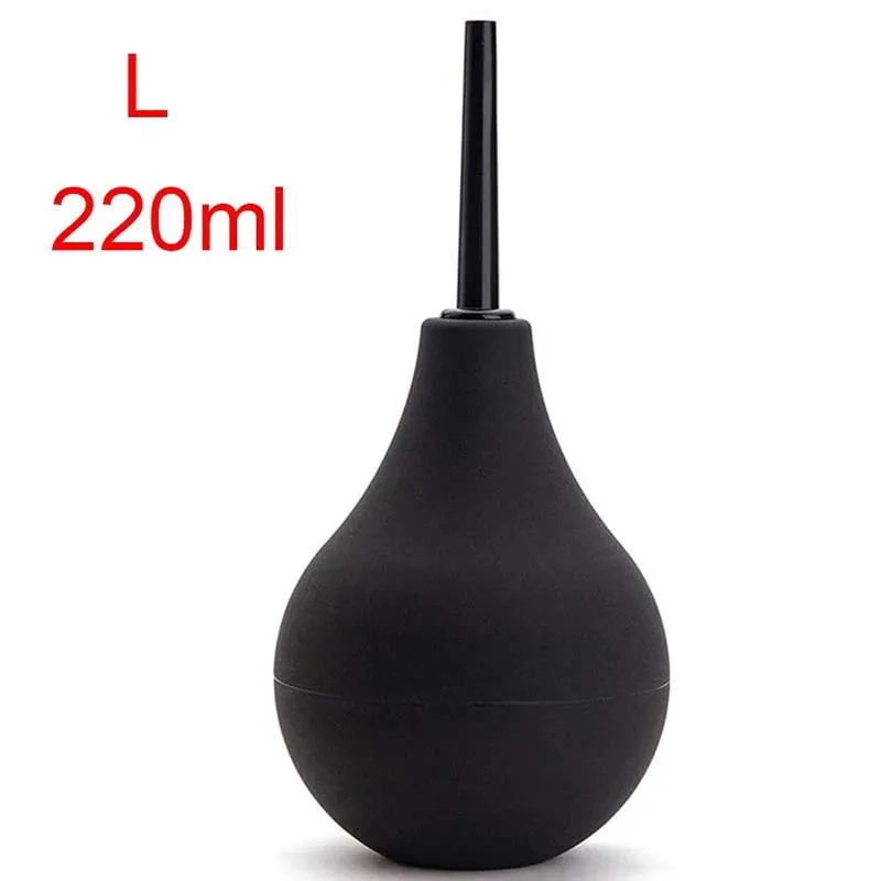 Enema Cleaning Container Vagina Anal Cleaner Douche Bulb Design Medical Rubber Health Hygiene Tool Sex Toys For Woman/Man