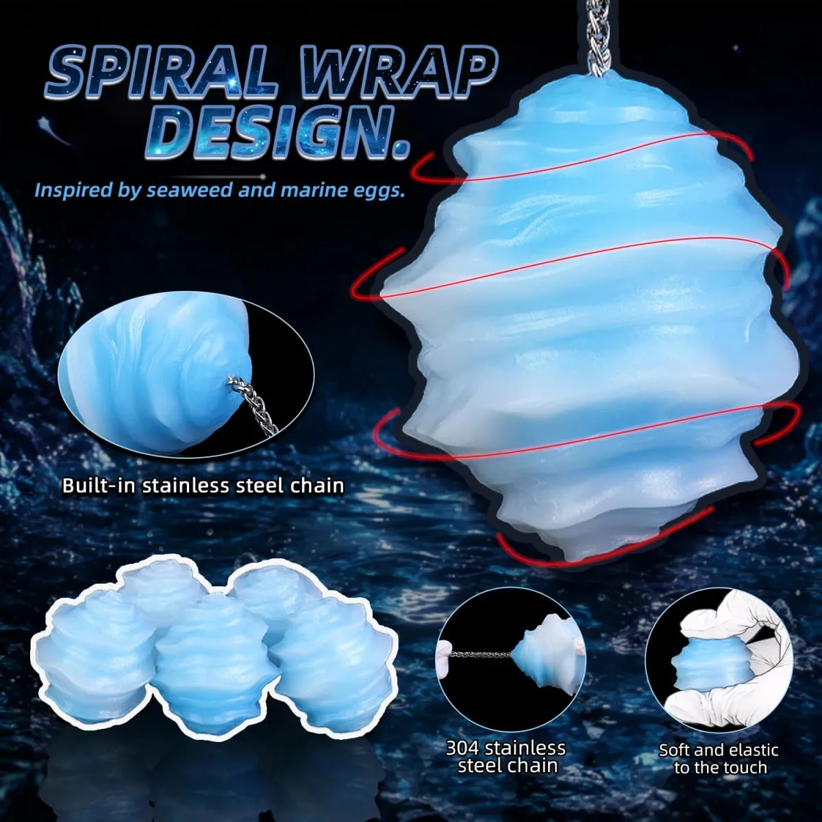 Fantasy Egg Toys With Long Chain Platinum Silicone Anal Plug Eggs Vaginal Balls Sex Toy For Adult Women Men Couple Flirting
