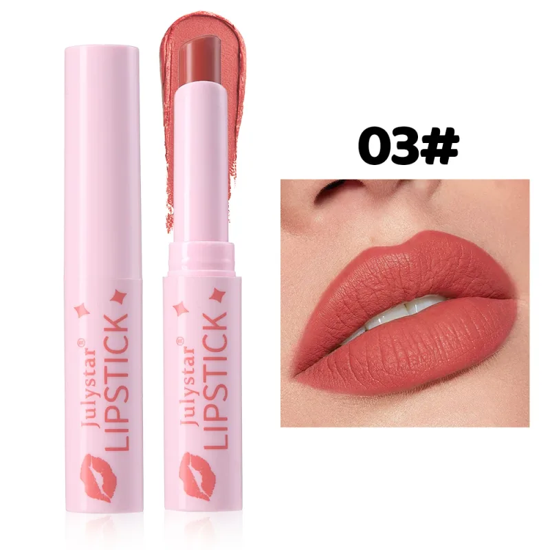 Brown Matte Velvet Lipstick for Makeup 8 Colors Waterproof Matte Contour Tint Lipstick Pen Long Lasting Sexy Pink Red Lip Glaze