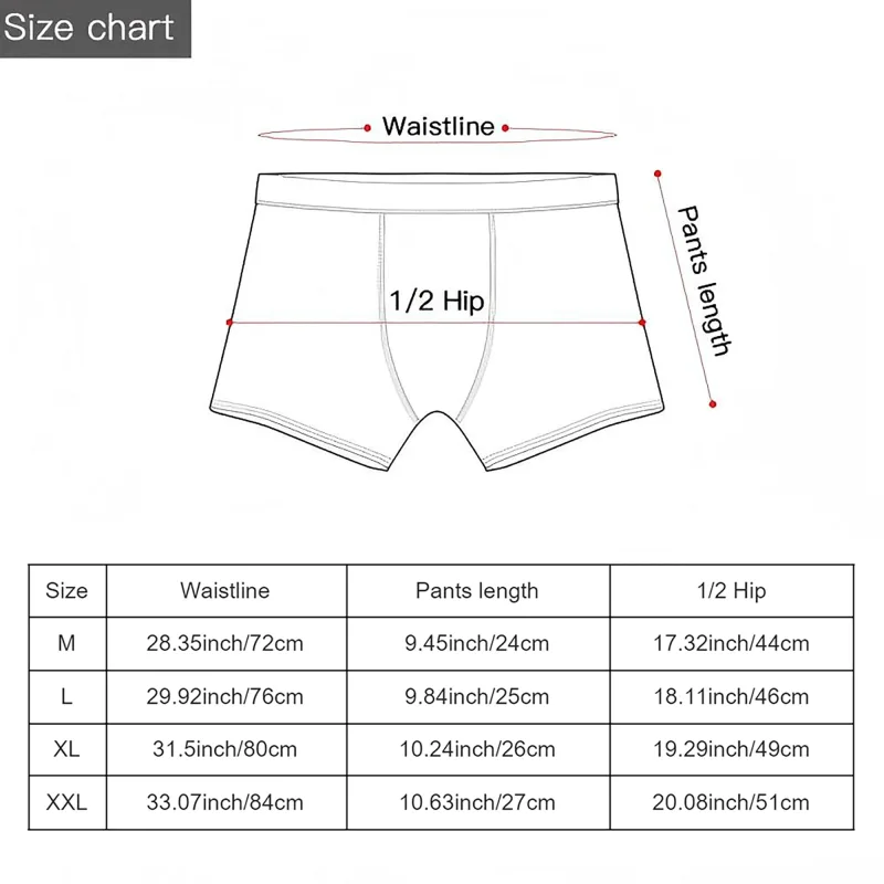 Charlie Kirk Meme Boxershorts Pouch Underkläder Högkvalitativ Customs Shorts Trosor Nyhet Herr Trosor Plus Size 2XL