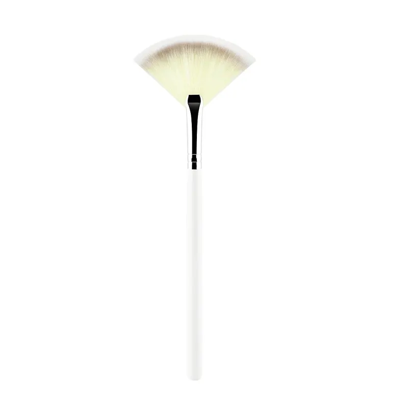 1pcs New Practical Facial Brushes Fan Makeup Brushes Soft Portable Mask Brushes Cosmetic Tools for Ladies Girls Nail Charm Beaut