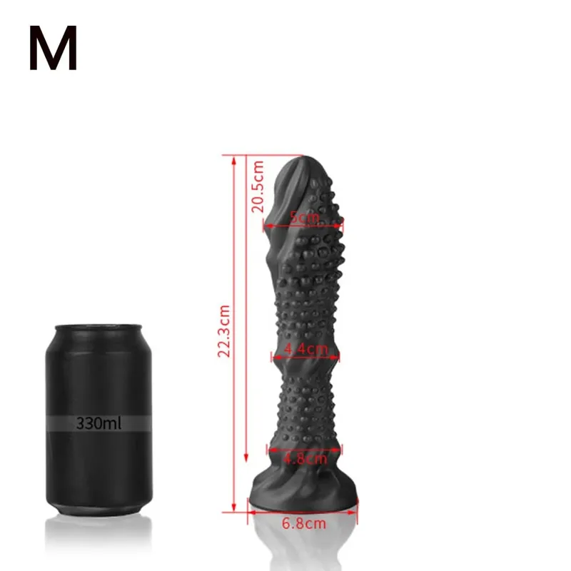 Wolf Tooth Stick Huge Long Anal Plug Big Dildo Butt Plug Anus Expansion Stimulator Prostate Massage Anal Sex Toys for Woman Men