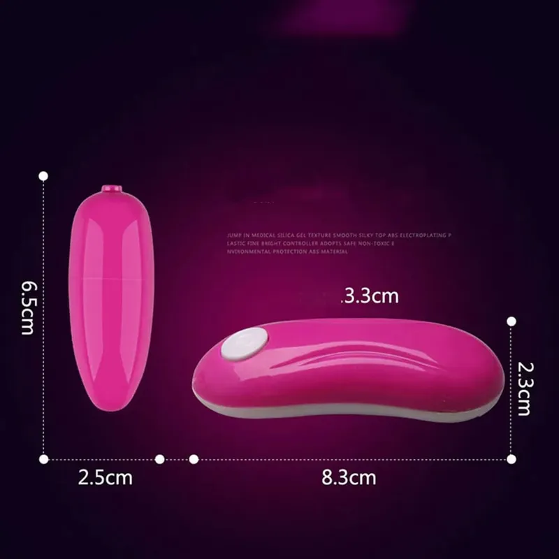 Candiway Vibrator Bullet Vibrating Jump Egg Waterproof Remote Control Vibe Clitoral G-Spot Stimulators Sex Toys for Women