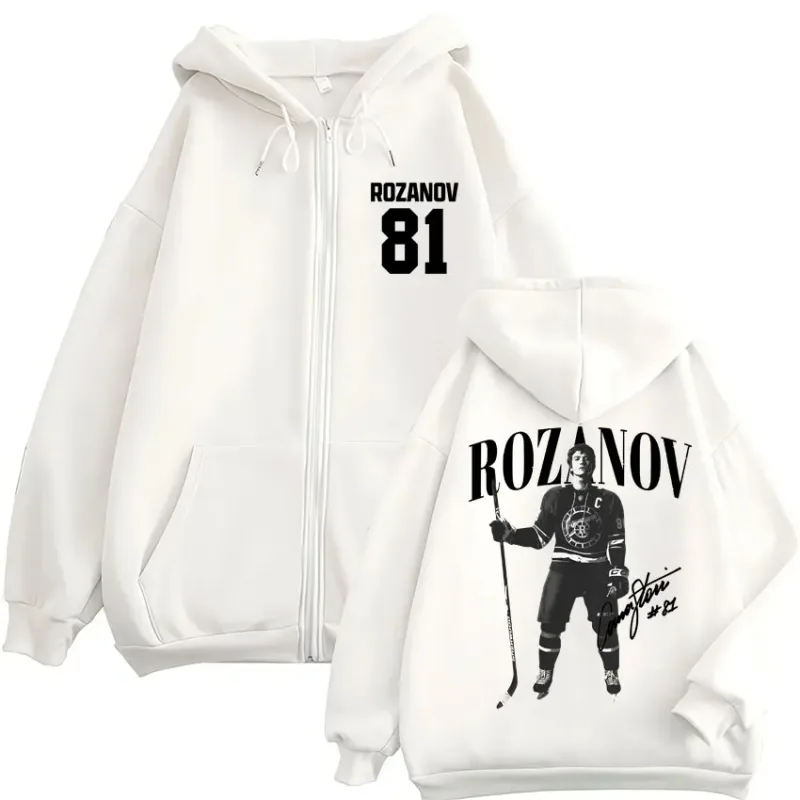 Rivalité chauffée Ilya Rozanov 81 sweat à capuche zippé pour hommes femmes Vintage mode Cardigan sweat ample polaire manteaux décontractés Streetwear