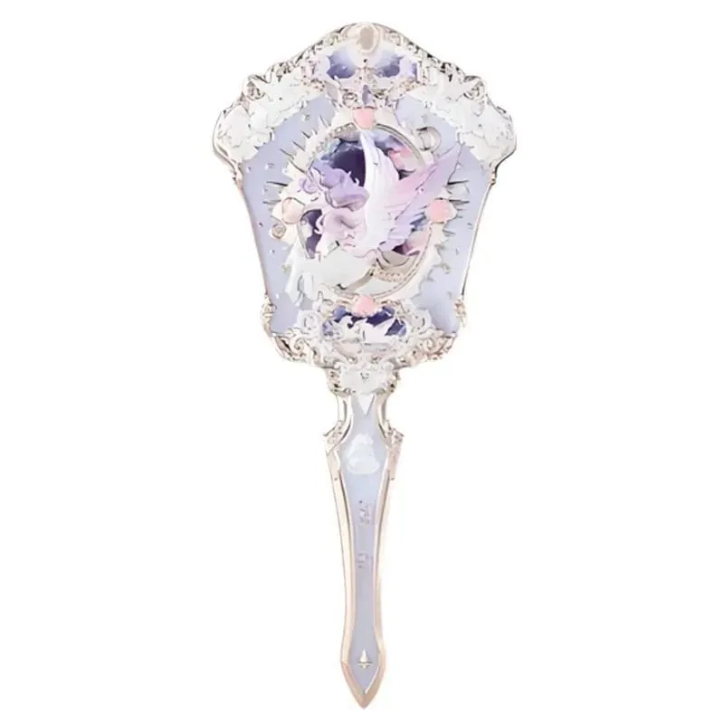 Flower Knows Handheld Makeup Mirror Air Cushion Comb All Series Relief Pattern Limited Color Makeup Tool Kit