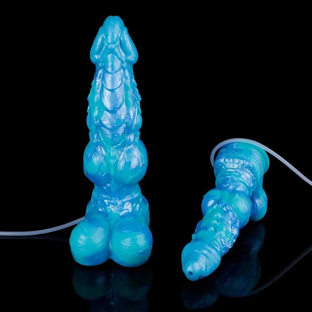 Silicone elétrico esguicho fantasia vibradores com ventosa massageador de próstata ejaculação pênis brinquedos sexuais para mulheres homens