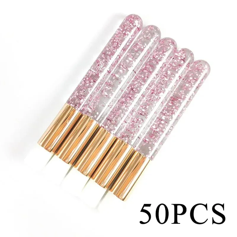 30/50/100pcs Eyelash Cleaning Brushes for Eyelash Extensions Glitter Lash Shampoo Brushes Nose Pore Cleansing Makeup Tools