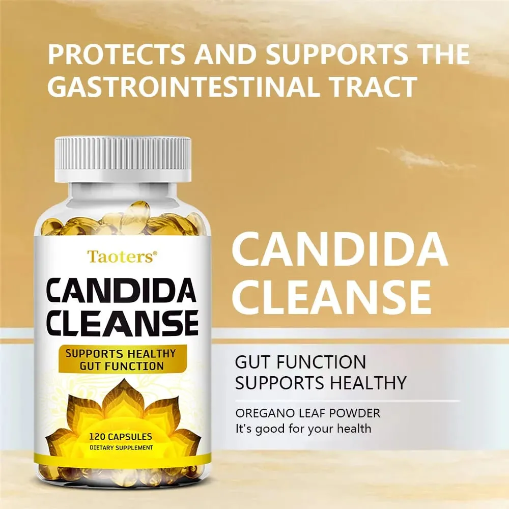 Candida Cleanse - Intestinal and Colon Support Suitable for Men and Women Cleansing and Detoxifying Balance Digestion