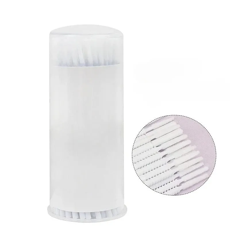 100 Pcs Disposable Spiral Mascara Applicator Lashes Brushes Eyelash Extension Makeup ToolsBrush Handle Microbrush