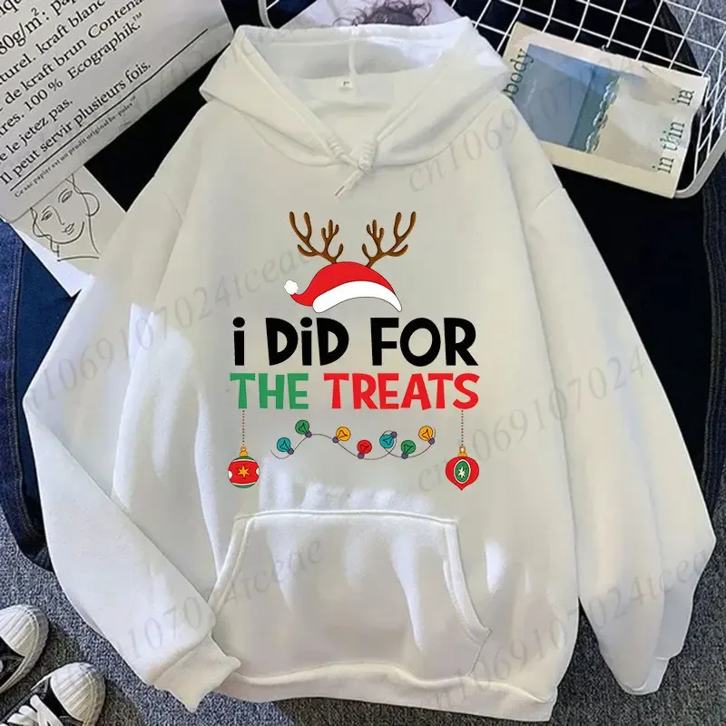 Casal natal combinando hoodies conjunto eu não faço combinando roupas de natal impressão camisolas natal festa de família combinando topos — image 12
