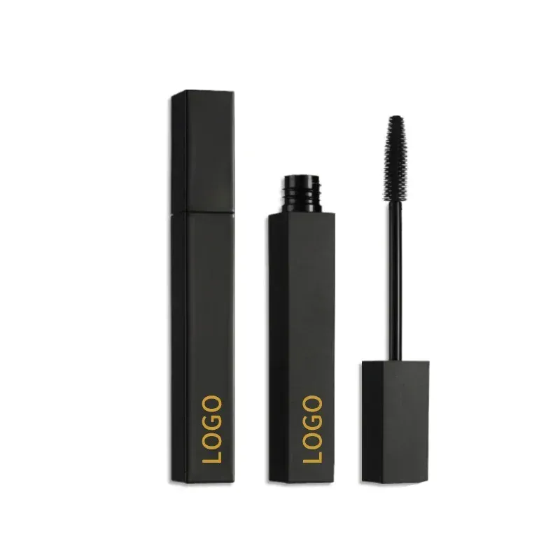 Custom Logo 8g Mascara Private Label Silicone Brush Pure Black Color Eyelashes Smudge-free Waterproof Eye Makeup Wholesale Vegan — image 4