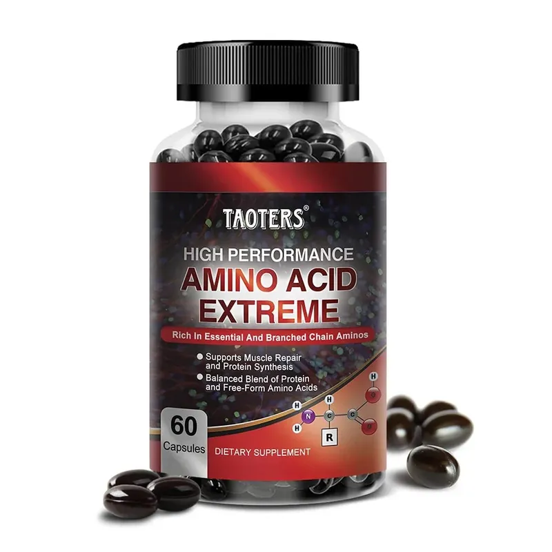 Advanced Bodybuilding Amino Acid Capsules- Helps Increase Strength Endurance Protein Synthesis Build Muscle Mass Abs Energy