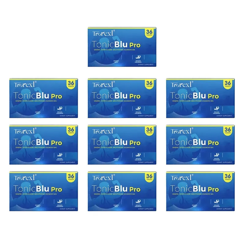 Trorexl-TonicBlu Pro Powerful High Purity Blue pills Natural Endurance Capsules for Men