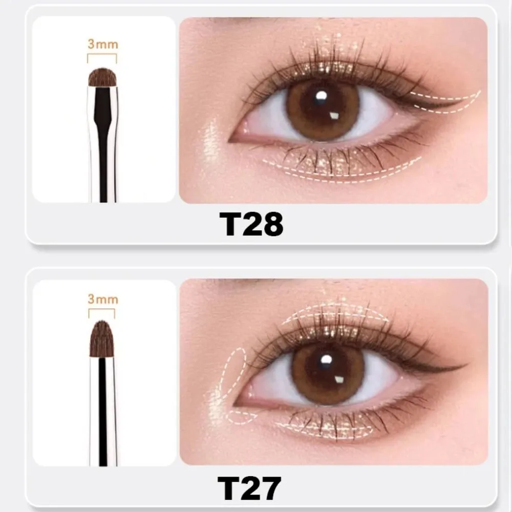 Soft Fine Eyeshadow Brushes Smudge Eyeliner Makeup Brush Eyelid Highlighter Lying Silkworm Makeup Brushes Tools Eye Makeup