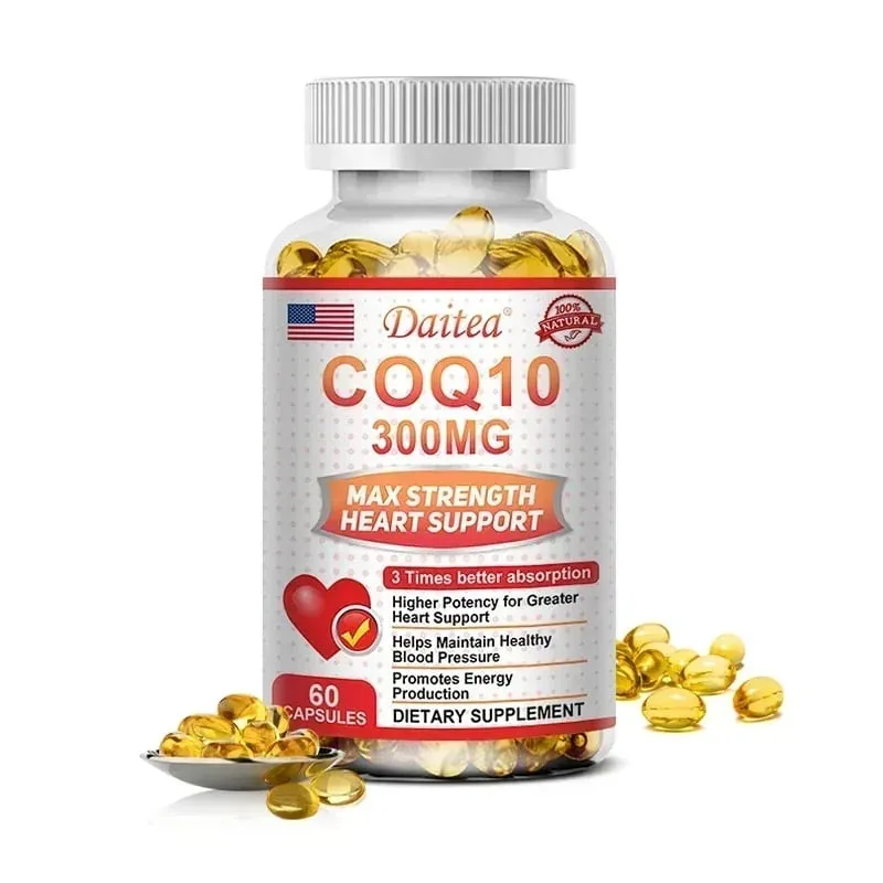Coenzyme Q10 Capsules 300 Mg Each To Promote Cardiovascular Health and Heart Health Provide Energy To Support Joint Health — image 8