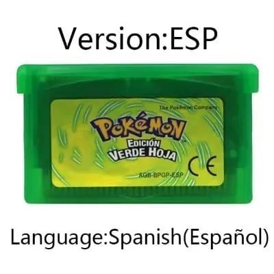 GBA Video Game Cartridge Console Card Pokemon Emerald Ruby FireRed LeafGreen Sapphire Multi-language for GBA/NDS — image 35