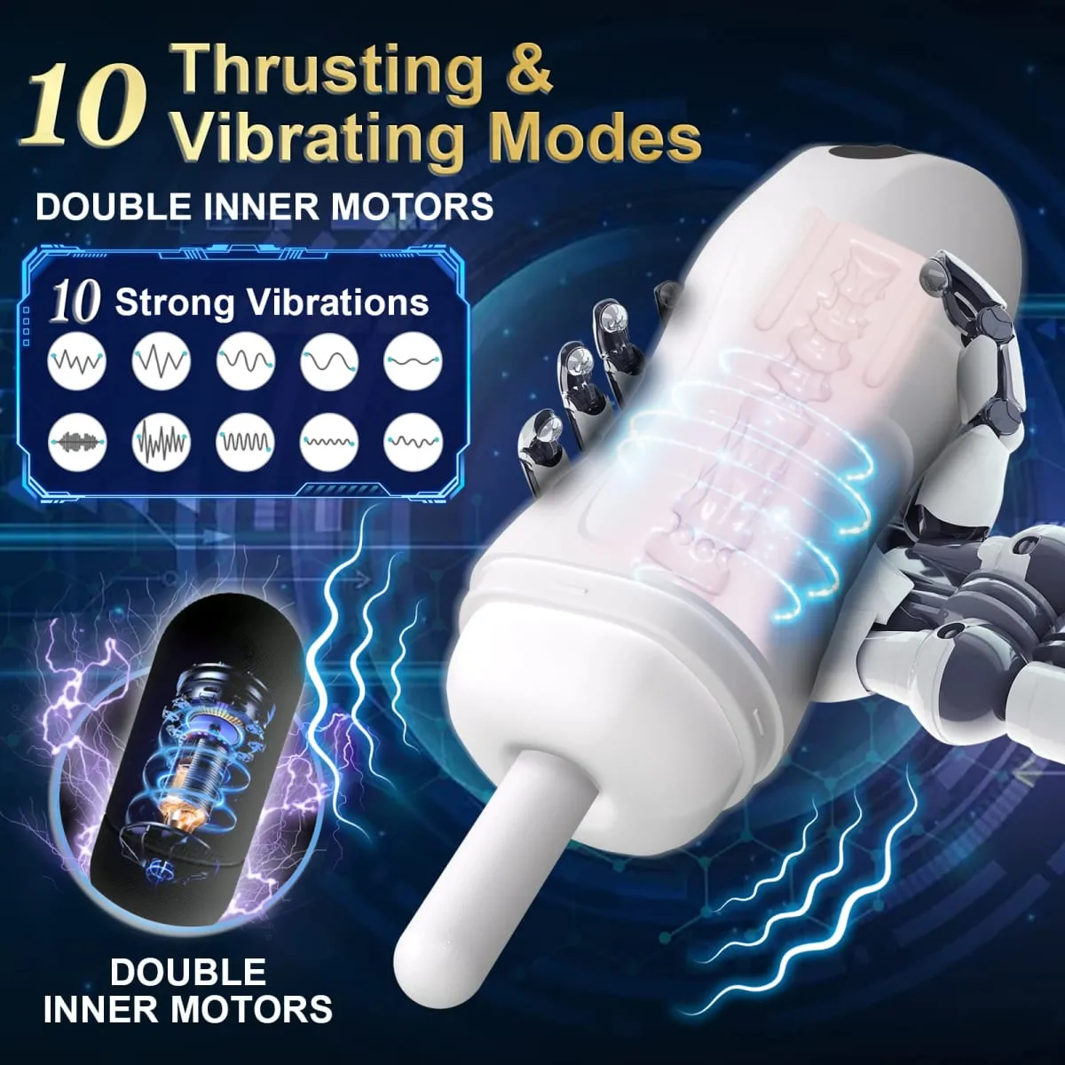 Masturbateur à succion automatique pour homme, Machine à Vibration, tasse de Masturbation, jouets sexuels, produits pour adultes, fournitures de masturbation