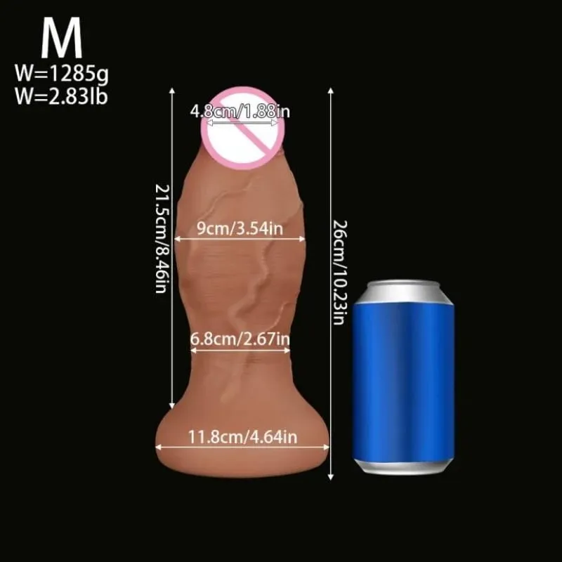 Super store anal dildoer tykke realistiske penis silikone Big Pik Butt Plug Onani med sugekop Sexlegetøj til kvinder Mænd