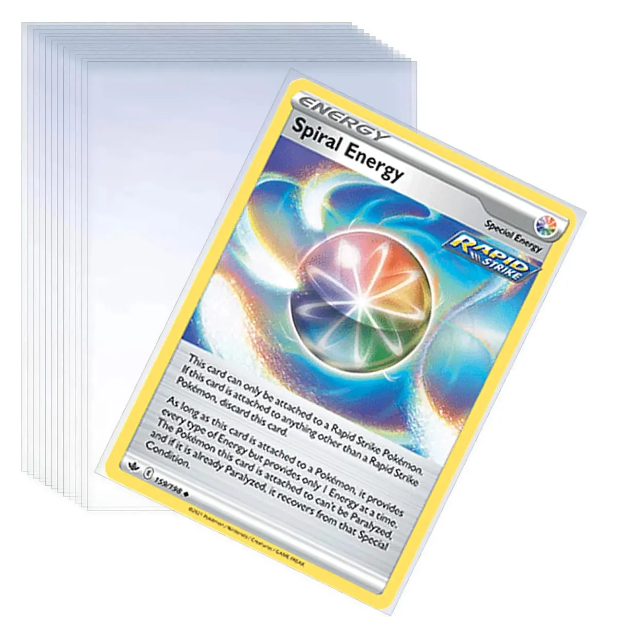 67*90mm Games Card Sleeves Transparent Playing Protector Compatible Trading Yugioh Pokemon Baseball Cards Folder Holder Kids Toy — image 2