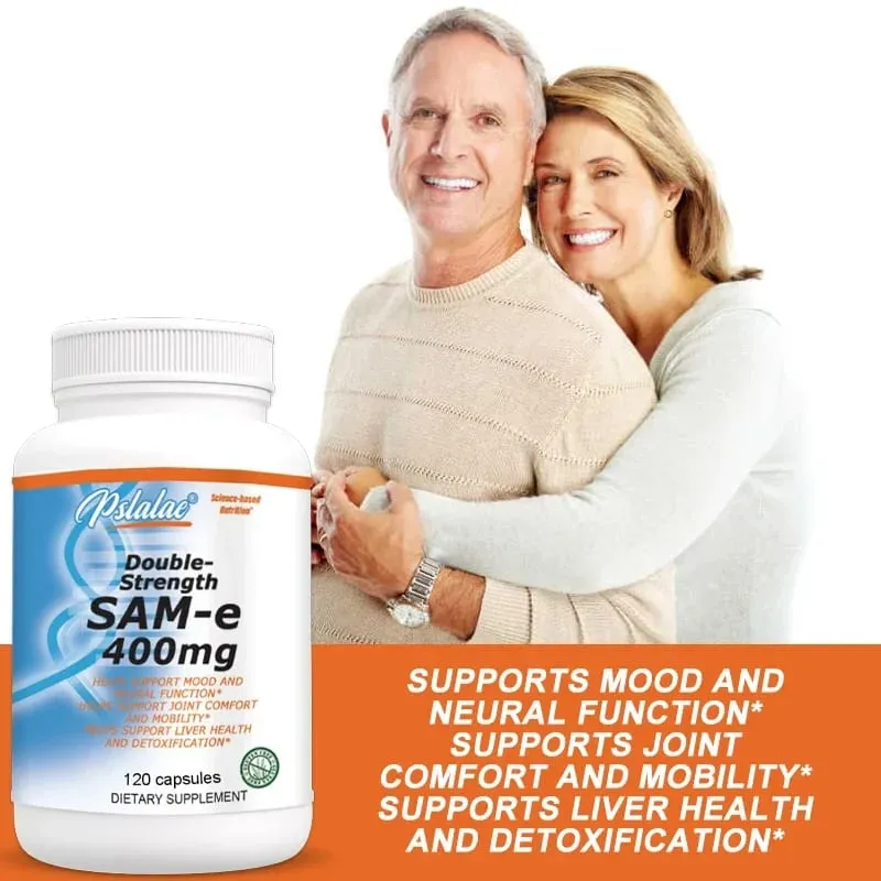 Sam-E 400mg Joint Supplement - Supports Joint Health Brain Function Improves Mood Boosts Energy Levels Relieves Stress