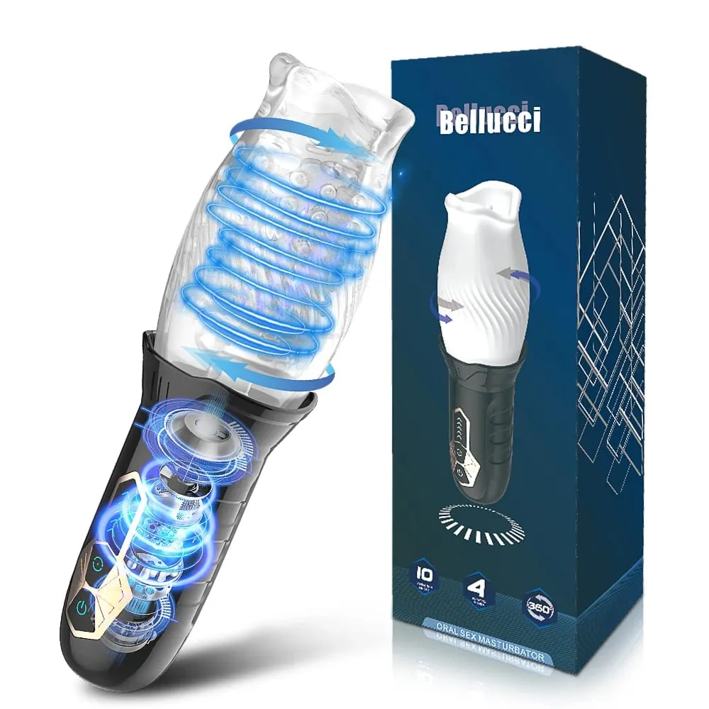 Automatic Rotating Masturbator Cup Glans Trainer Vagina Penis Pump Sleeve Delay Ejaculation Vibrator For Mens Adult Toys Male — image 1