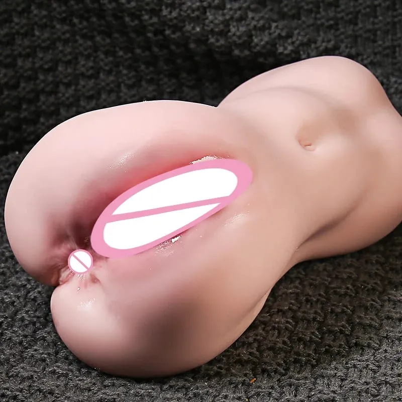 Bolso buceta realista mulher vagina anal 2 buracos adulto 18 + adulto masturbação brinquedos sexuais de alta qualidade masculino produtos sexuais portáteis