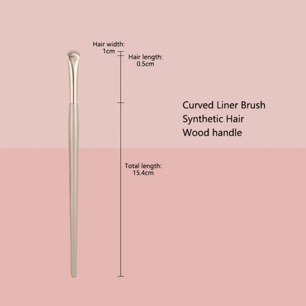 New Curved Makeup Brush Thin Small Make Up Brushes Eye Liner Sharp Eyelid Cosmetic Brush Eye Cosmetic Tools