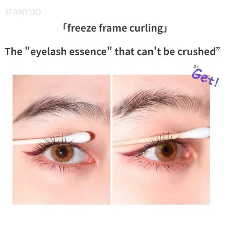 4D sort mascara tyk krølning Langtidsholdbar vandtæt snavsfri silkefibermascara forlænger øjenvipper Forlænger øjenmakeup
