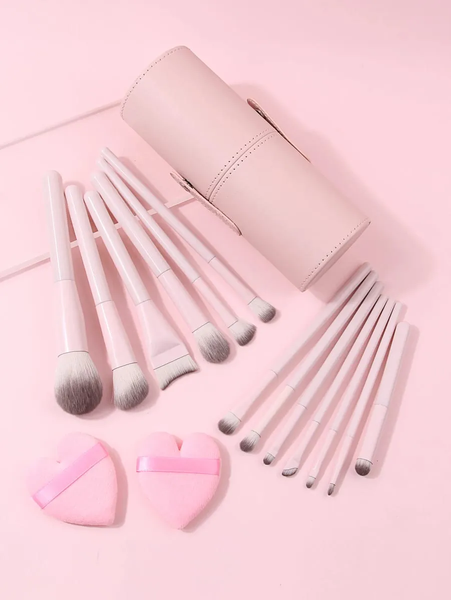 Professional Makeup Brush Set Foundation Blush Eyeshadow Eyebrow Contour Powder Brush Complete Makeup Tools Kit Travel Essent