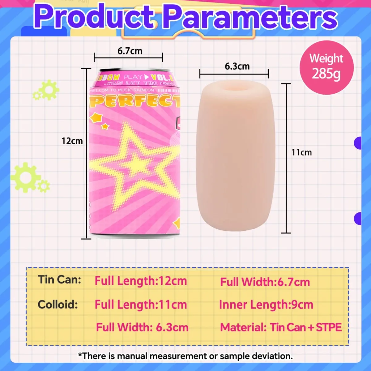 YUU Sex Toys Male Hidden Canned Masturbation Cup VER.2 Soft STPE Artificial Pocket Pussy Masturbators for Men Onahole 7 Colors