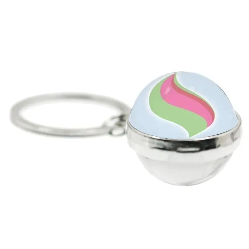 Pokémon Mega Stone Keychain Anime Peripheral Creativity Exquisite Versatile Trend Spherical Keychain Cartoon Gift Accessories