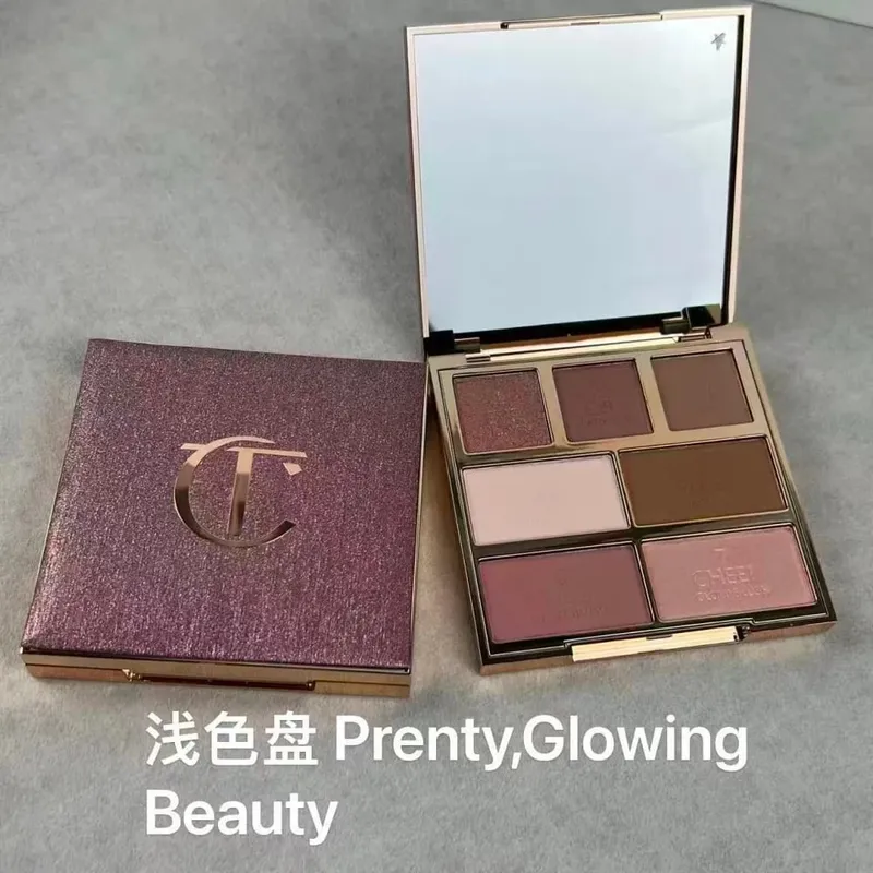 Charlotte Tilbury Hollywood Flawless Liquid Highlighter Hydrate la peau Palette de luxe Finitions métalliques chatoyantes satinées et mates