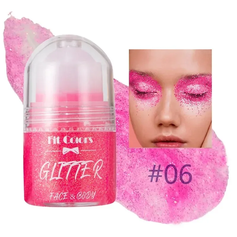 Sparkling Sequins Glitter Gel Face Body Eye Painting Shine Liquid White Silvery Pearl Gloss Eye Brighten Stage Makeup Decoration — image 13