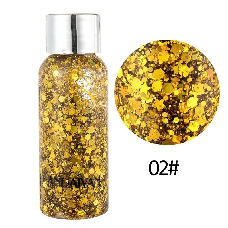 Eye Glitter Body Face Glitter Gel Art Waterproof High Gloss Shine Glitter Multifunctional Makeup Painting Brighten Stage Makeup