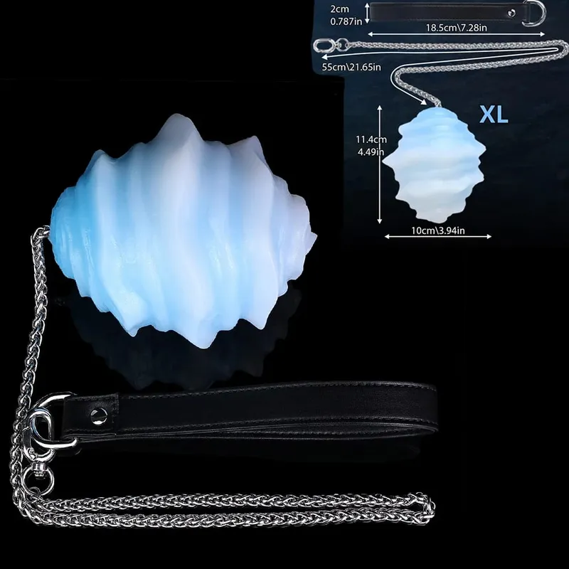 Fantasy Egg Toys With Long Chain Platinum Silicone Anal Plug Eggs Vaginal Balls Sex Toy For Adult Women Men Couple Flirting
