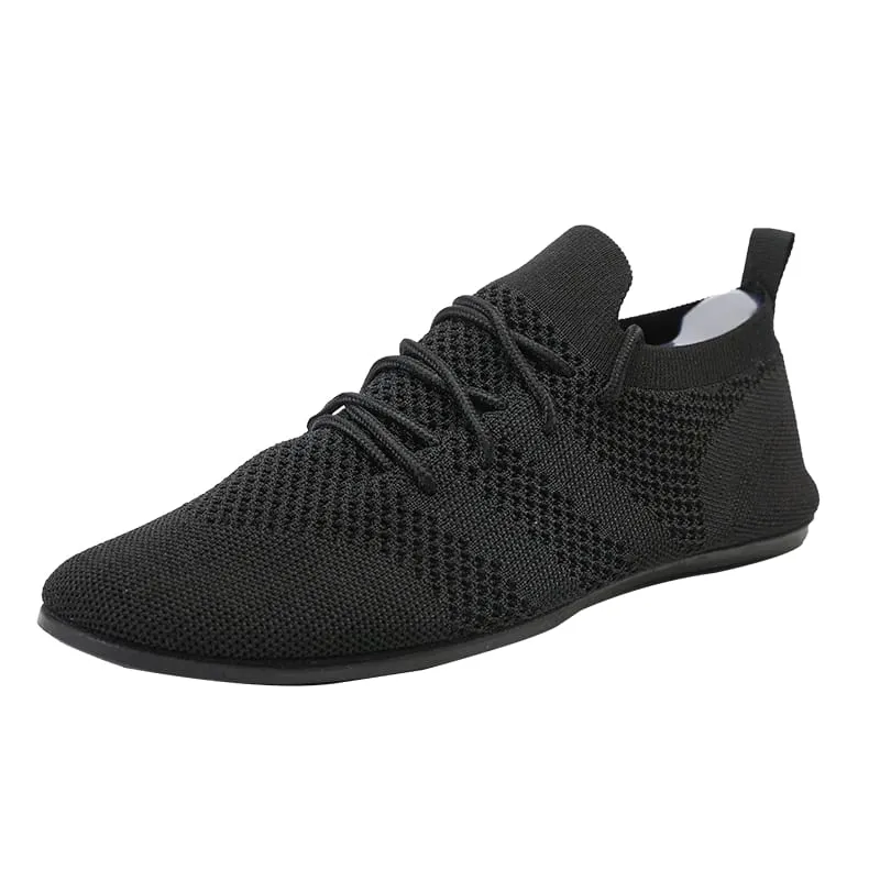 Sapatos casuais masculinos leves respiráveis ​​sapatos vulcanizados femininos ao ar livre mocassins macios malha calçados de condução rendas até 36-47