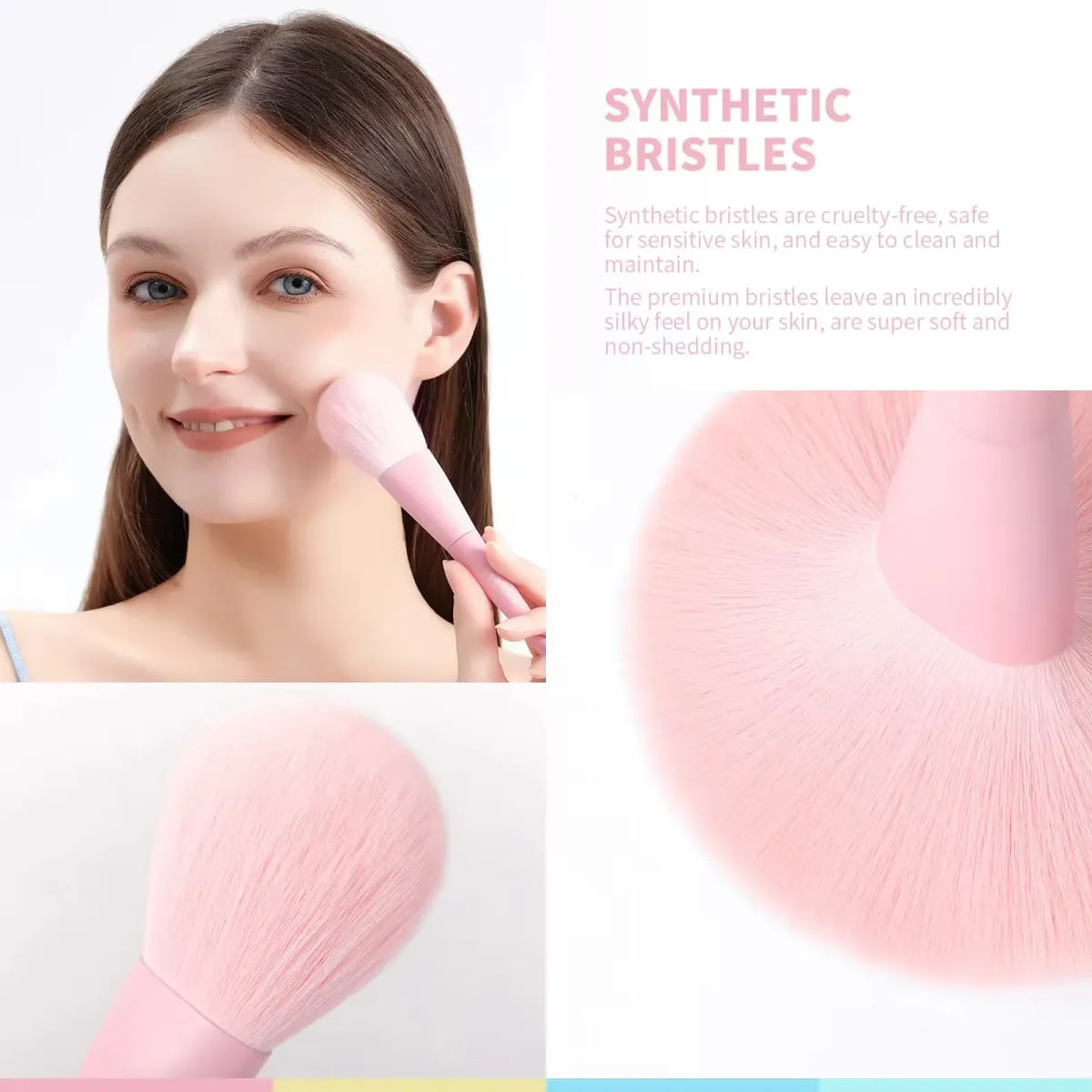 17 Color Multi-Color Makeup Brushes Macaron Color Brushes Eyeshadow Foundation Makeup Brush Set Colorful Makeup Tools Full Set
