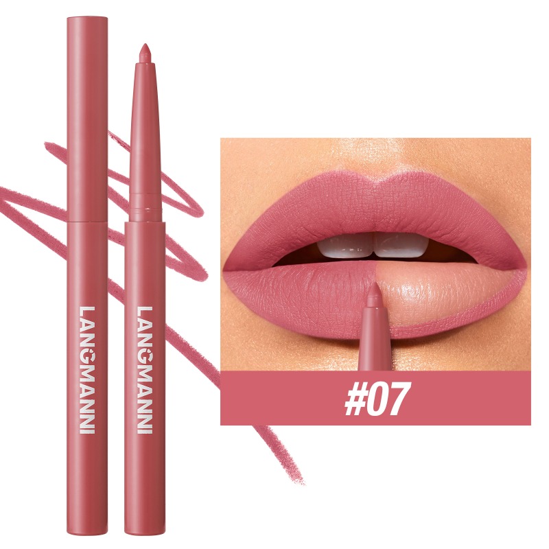 12-color Matte Lip Liner Waterproof Plumping Stain Lipstick Natural Nude Pink Lip Liner Professional Outline Lips Contour Makeup