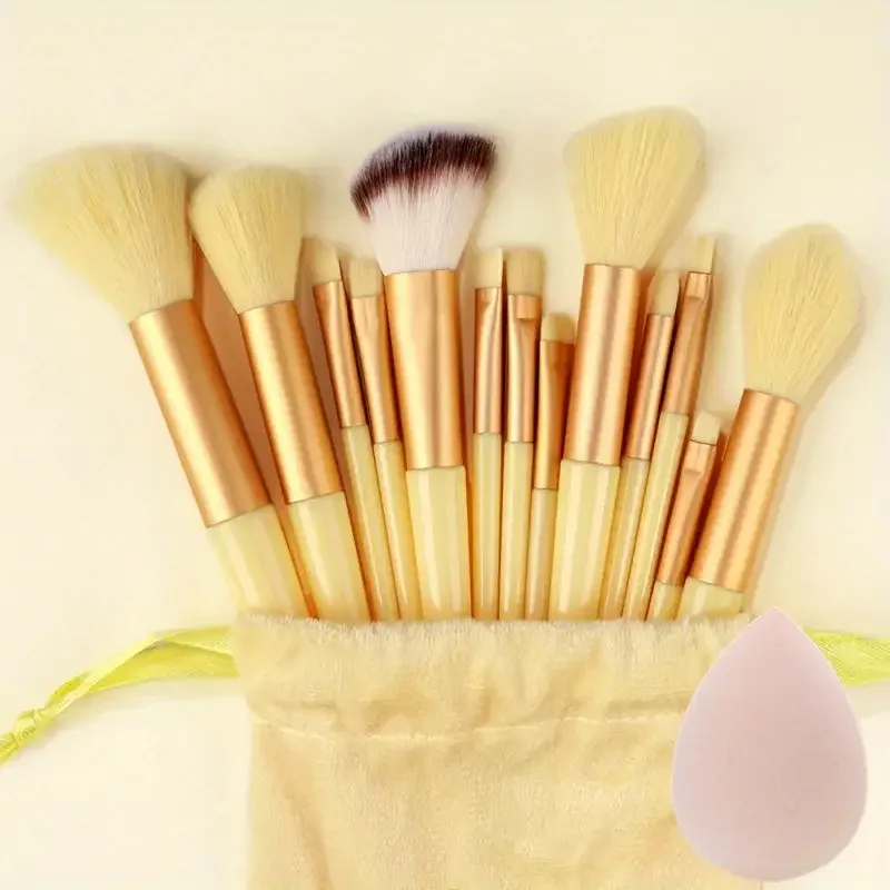 Professiona 13PCS Makeup Brushes Set Foundation Eyeshadow Blush Powder Blending Soft Fluffy Cosmetic Full Set Female Makeup Tool — image 14