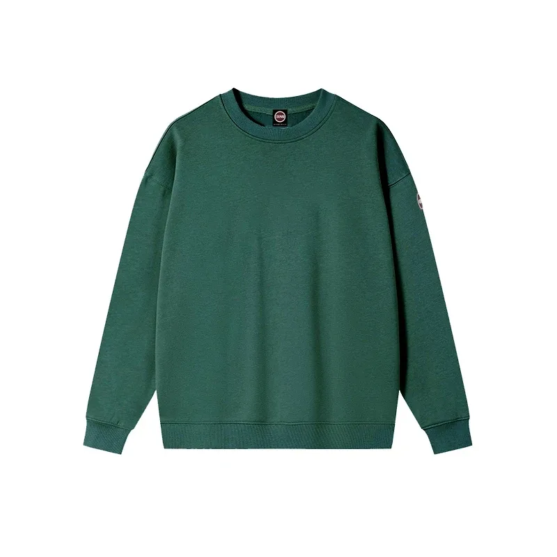 2026 Autumn Winter High Quality O-Neck Sweatshirts Cotton Silicone logo Casual Hoodies Men Long Sleeve Women Tracksuit Tops