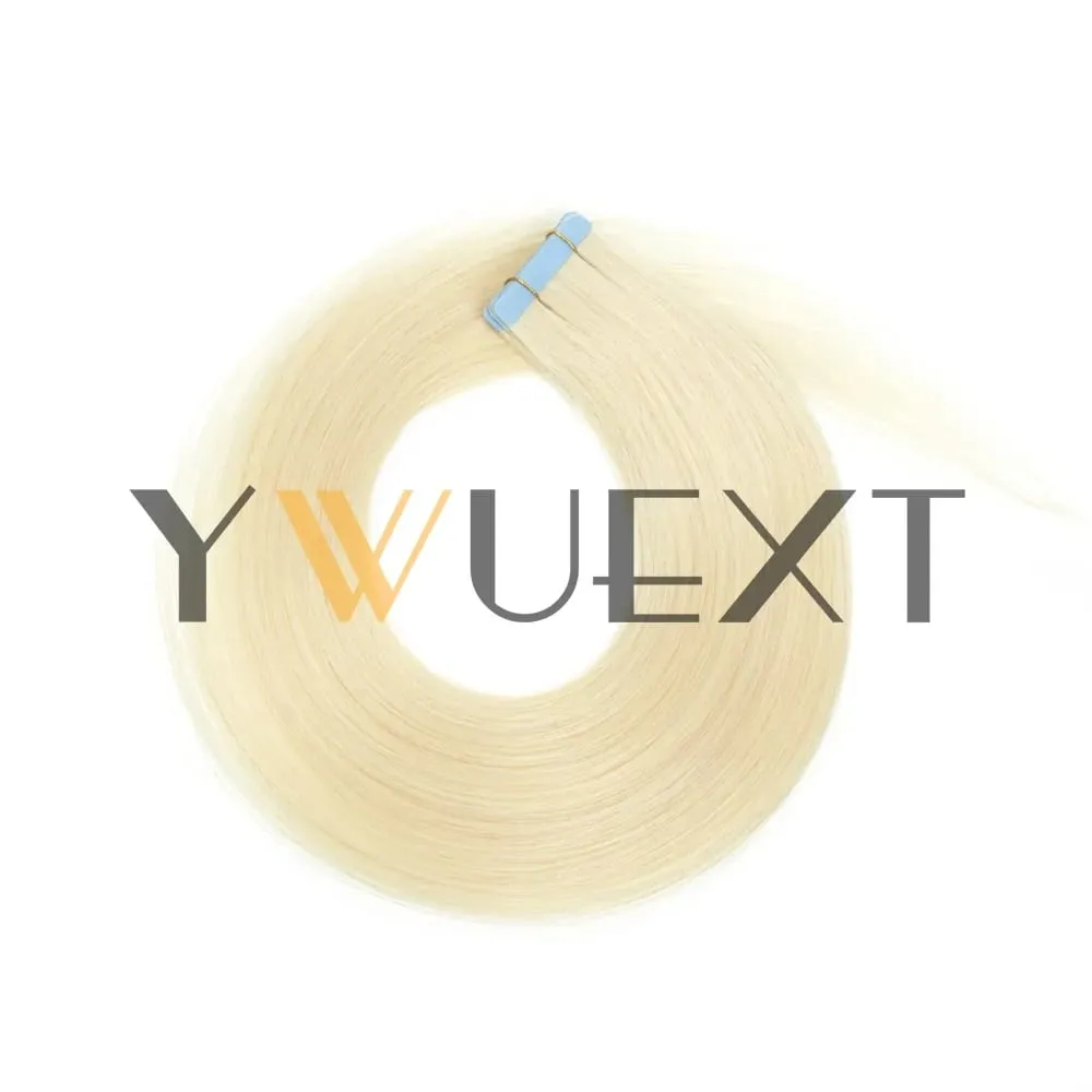 Tape in Human Hair Extensions 12-20 Inches Seamless PU Skin Weft Tape Hair Natural Straight 20pcs/pack 30G Tape Glue — image 14