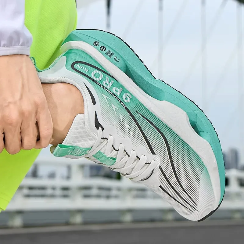Men's Sneakers 9PRO Carbon Board Skeleton Cushioning Marathon Running Shoes Outdoor Fitness Training Sports Tennis Shoes Women's